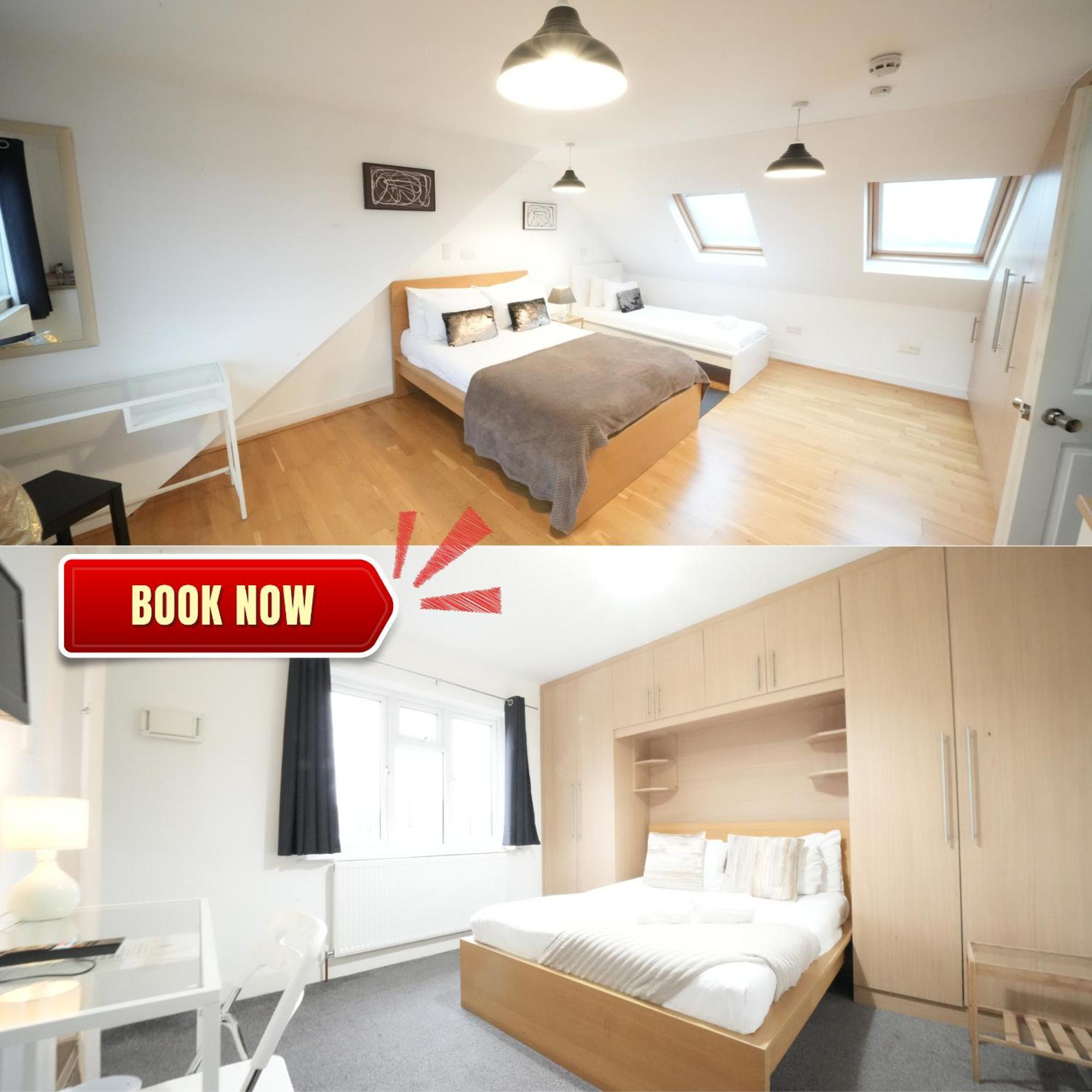 Great Airport Sleep Apartment Harmondsworth Exterior foto